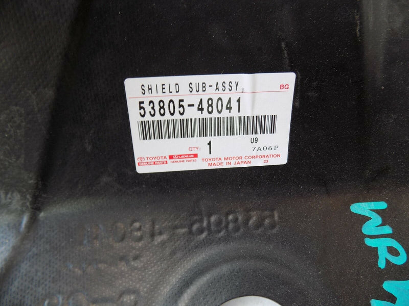 LEXUX RX330 2004-2006 FRONT RIGHT WHEEL INNER ARCH LINER SPLASH GUARD