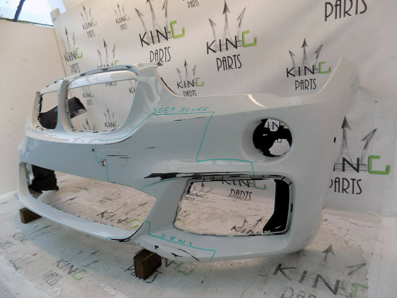 BMW X1 M SPORT F48 2016 - 2019 WHITE FRONT BUMPER GENUINE 51118059891