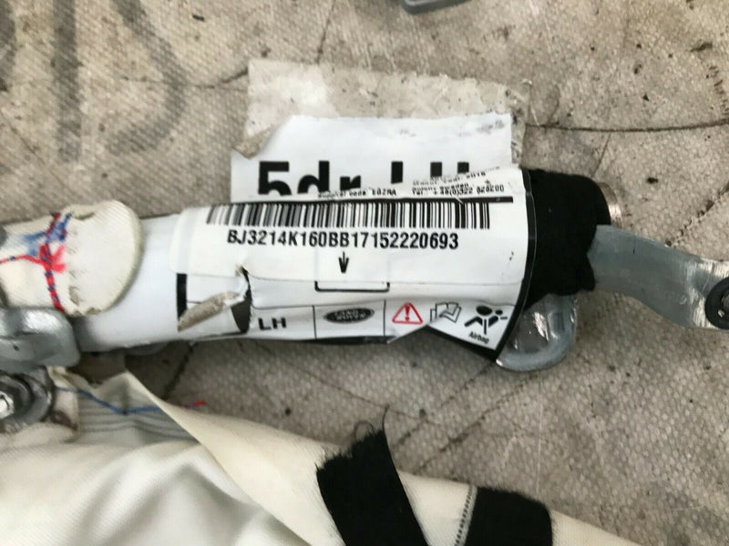 RANGE ROVER EVOQUE L538 5 DOOR 2011-18 LEFT & RIGHT SIDE ROOF CURTAIN AIRBAG