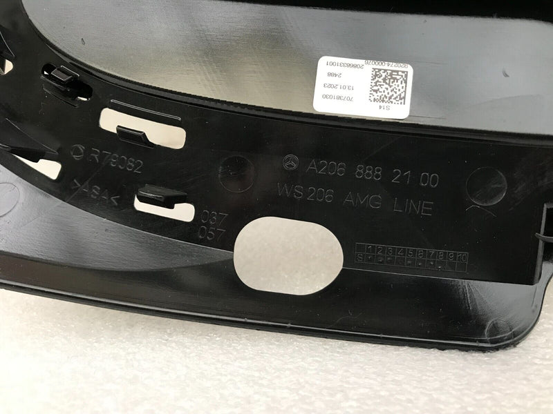 MERCEDES AMG LINE W206 2021-ON FRONT BUMPER RADIATOR GRILLE & EMBLEM A2068882100