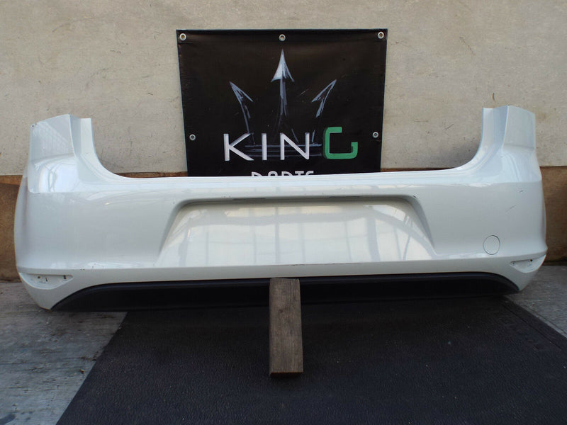 Volkswagen VW Golf MK7 2013-On 5G6 Rear Bumper Genuine White  (9319)