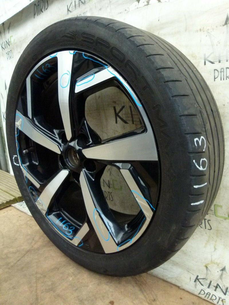 NISSAN QASHQAI 2020> ALLOY WHEEL 19" 7JX19H2 ET40 N88901-7 TYRE 225/45 R19