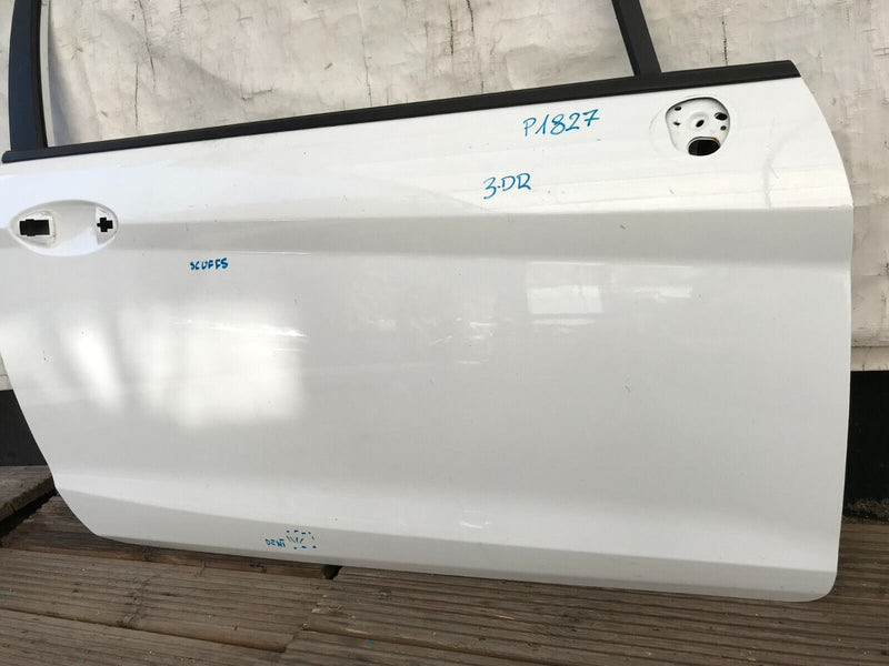 FORD FIESTA MK6 3DR 2009-2016 3-DOOR FRONT DOOR PANEL RIGHT DRIVER SIDE