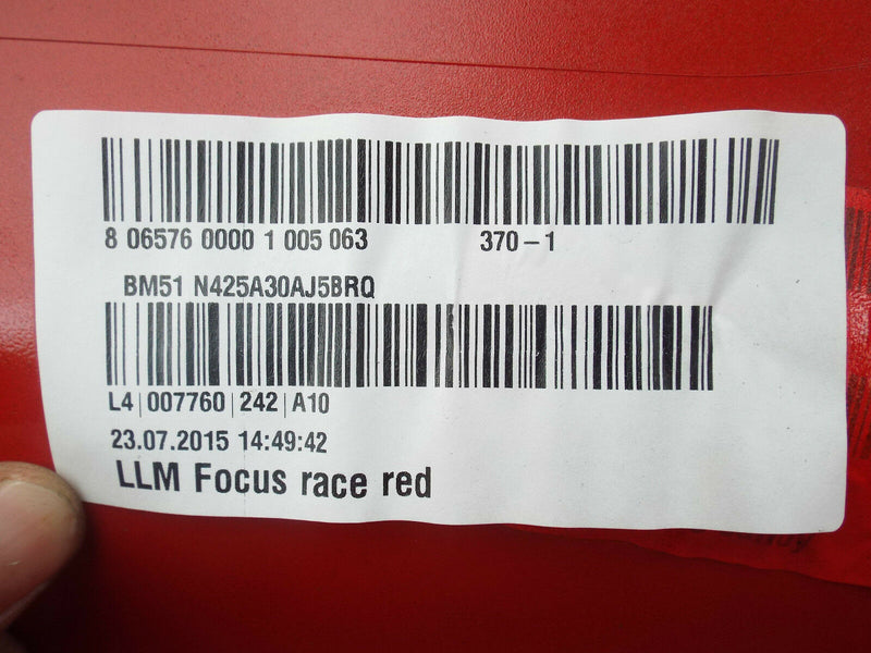 FORD FOCUS ESTATE TITANIUM 2011-ON TAILGATE LOWER COVER BOOTLID GENUINE RED (A