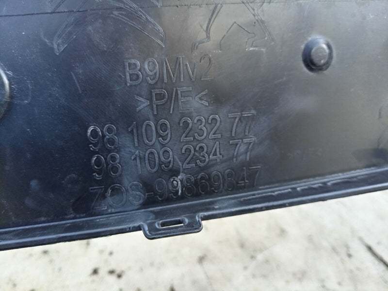 PEUGEOT PARTNER TEPEE FACELIFT 2015-2018 BLACK FRONT BUMPER 9810923277