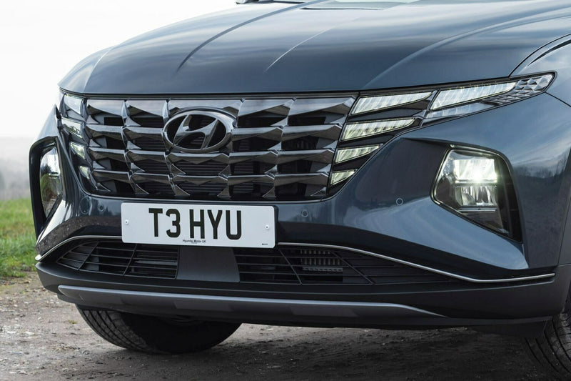 HYUNDAI TUCSON NX4e FRONT BUMPER PAIR CHROME TRIM MOULDING LEFT & RIGHT STRIP