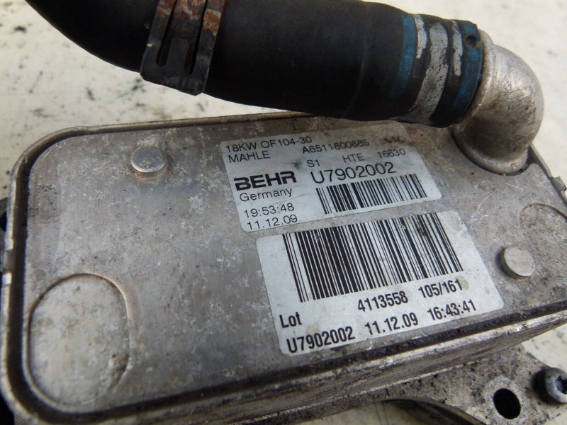 MERCEDES C W204 2007-2011 2.2 CDI OIL COOLER MODULE GENUINE A6511800665