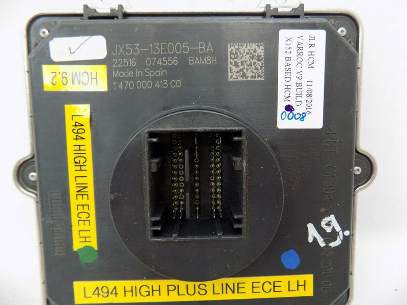 LAND ROVER JAGUAR -HEADLIGHT BALLAST ECU UNIT MODULE LED XENON JX53-13E005-BA