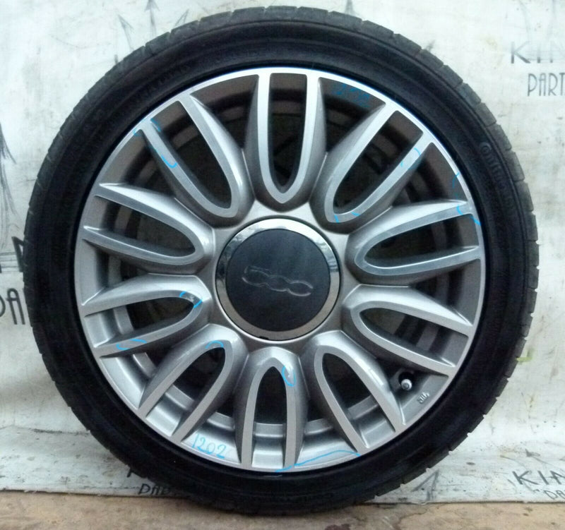 FIAT 500 GENUINE 16" ALLOY WHEEL 6.5Jx16H ET35 51972865  TYRE 195/45 R16