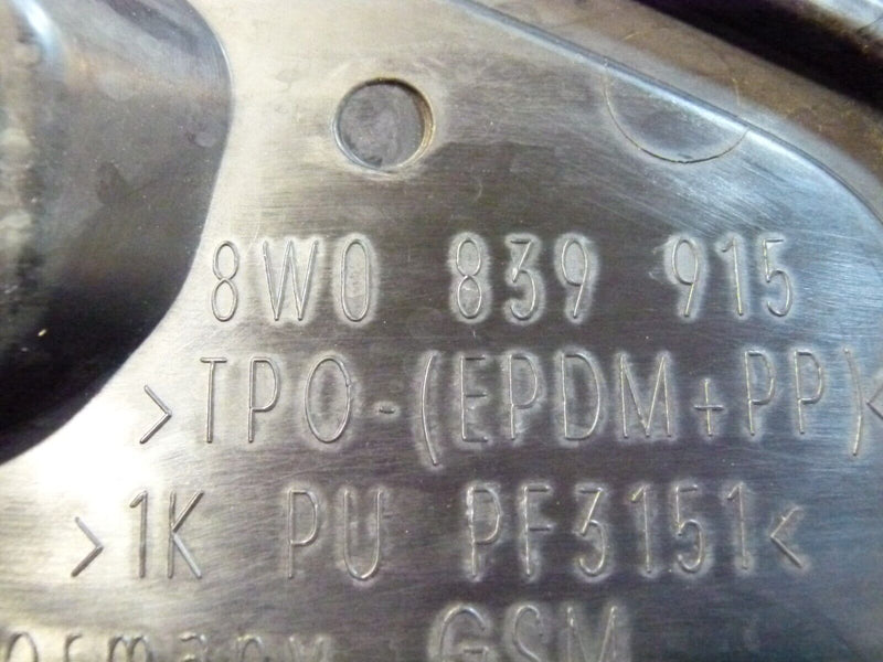 AUDI A4 S4 8W B9 2016-ON REAR LEFT SIDE INNER DOOR COVER 8W0839915