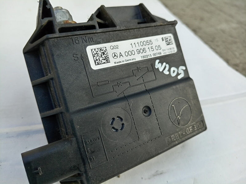 MERCEDES C CLASS W205 14-21 BATTERY TERMINAL CURRENT LIMITER A0009061505  #