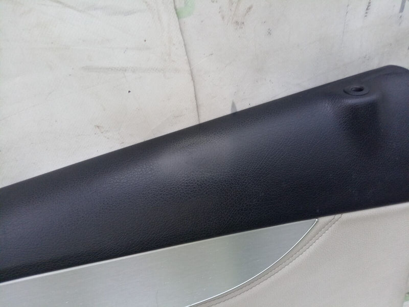 MERCEDES C CLASS W205 2014-2021 DRIVER SIDE FRONT DOOR CARD BLACK & BEIGE #