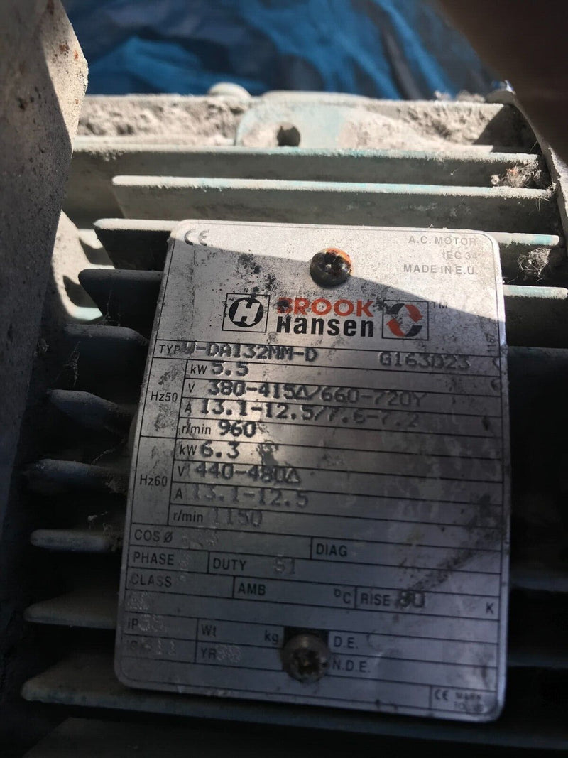 DIRECT DRIVE INLET FAN ENGINE MOTOR 5.5KW 6.3KW W-DA132M INDUCTION SPRAY BOOTH 2