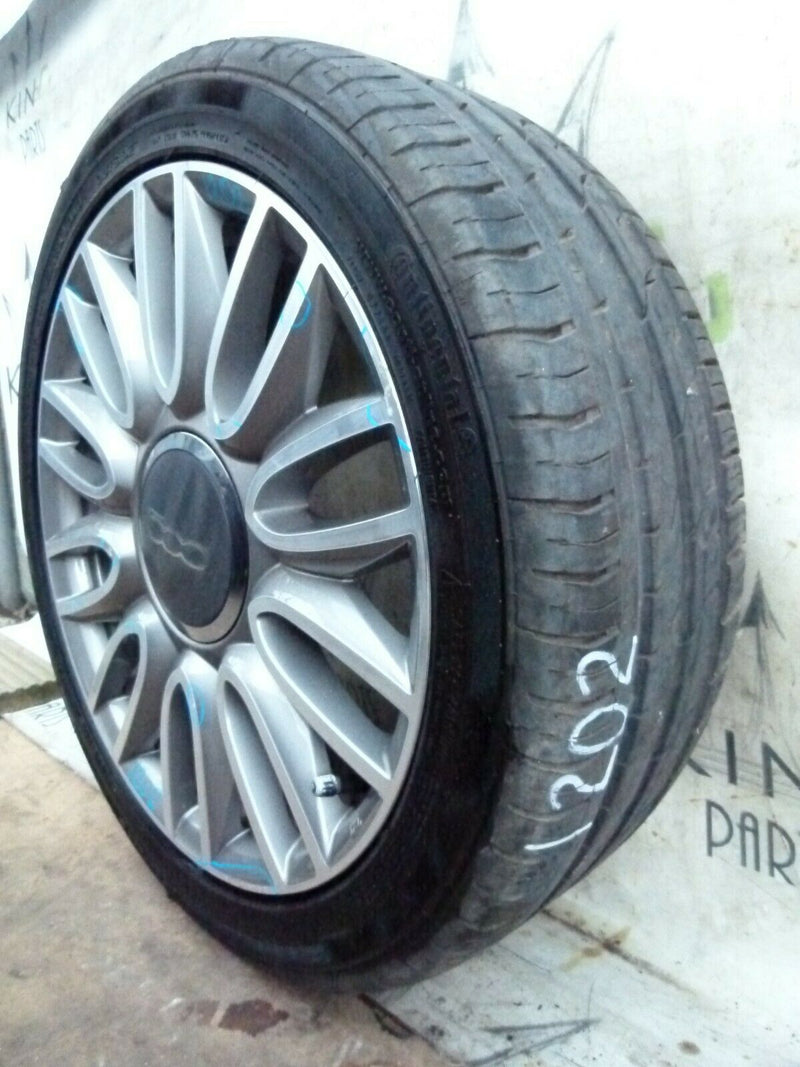 FIAT 500 GENUINE 16" ALLOY WHEEL 6.5Jx16H ET35 51972865  TYRE 195/45 R16