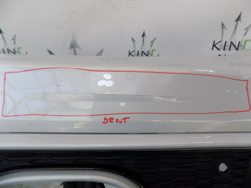 MINI HATCH COOPER S F55 2014-18 WHITE REAR BUMPER GENUINE 4x PDC 7349626