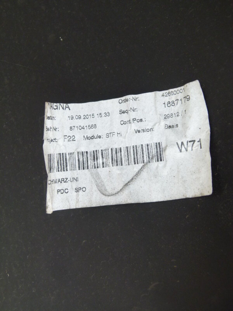 BMW 2 SERIES F22 COUPE 2014-2016 BLACK REAR BUMPER GENUINE PDC 7285521