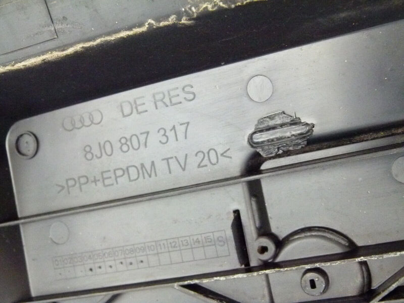 AUDI TT COUPE 8J 2006-2009 REAR BUMPER GENUINE 8J0807317