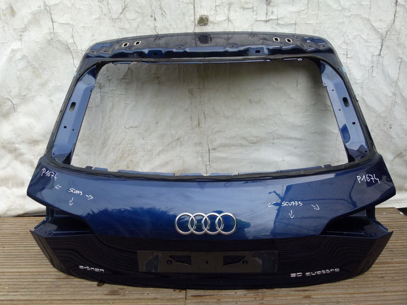 AUDI E-TRON 2018-ON GENUINE ALUMINIUM BOOT LID TAILGATE PANEL in BLUE