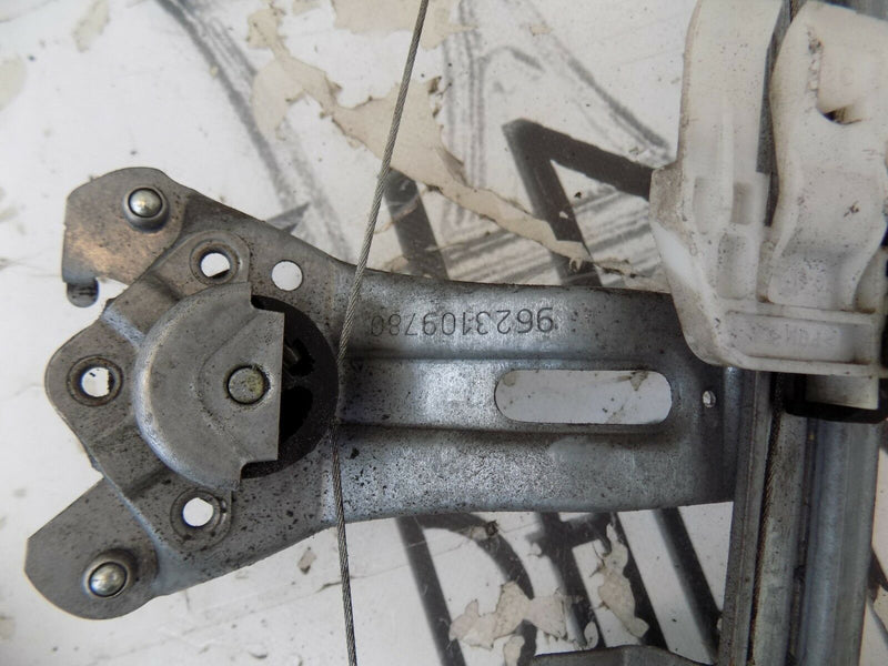 PEUGEOT 206 1998-2008 REAR LEFT DOOR WINDOW REGULATOR MANUAL 9623109780