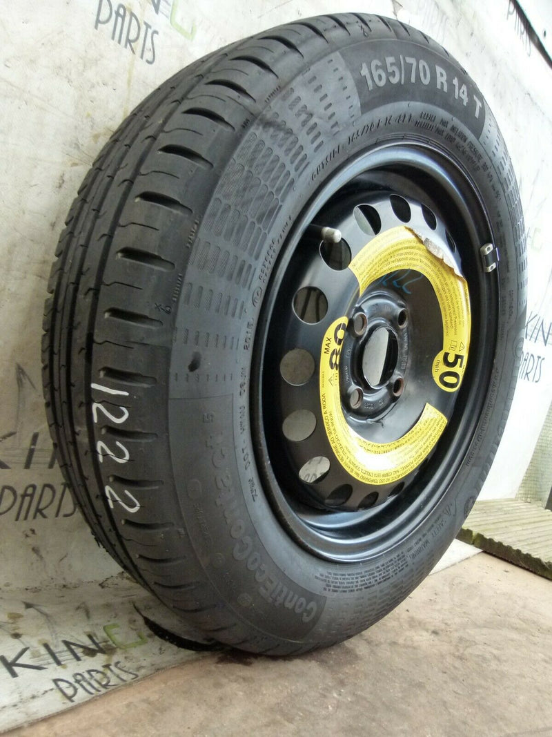 VW UP E-UP 1S GENUINE SPARE WHEEL 14" 5JX14H2 ET35 TYRE 165/70 R14