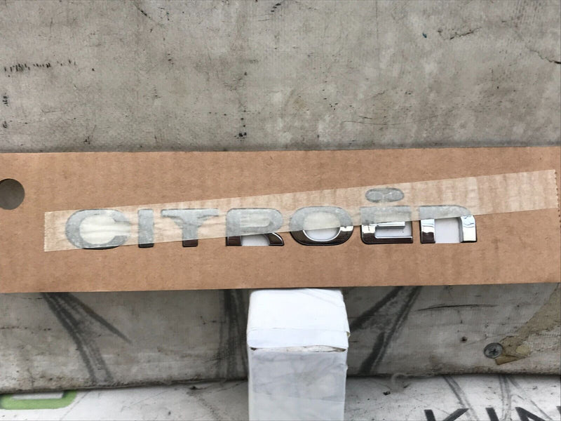 GENUINE CITROEN TAILGATE BOOT LID LETTERING CHROME BADGE EMBLEM C1 C2 C3 DS3 DS4