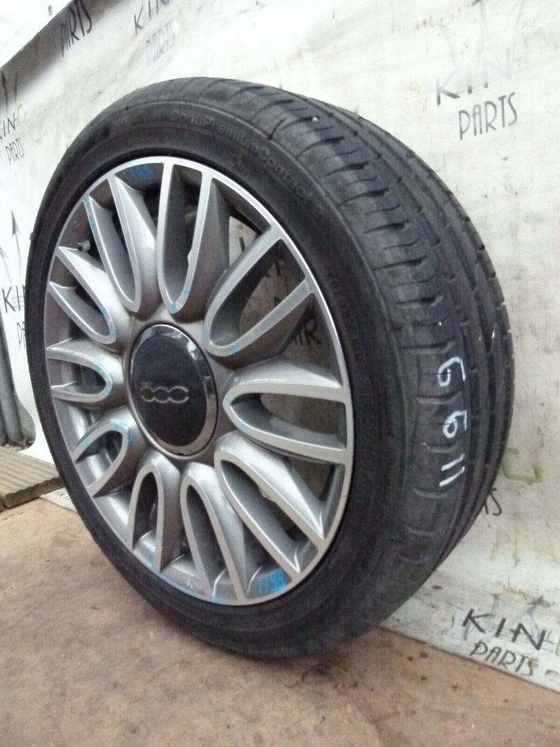 FIAT 500 GENUINE 16" ALLOY WHEEL 6.5Jx16H ET35 51972865  TYRE 195/45 R16