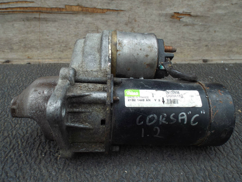 Vauxhall CorsaC 1.2 1.0 Petrol Engine Starter Motor Valeo  09130838