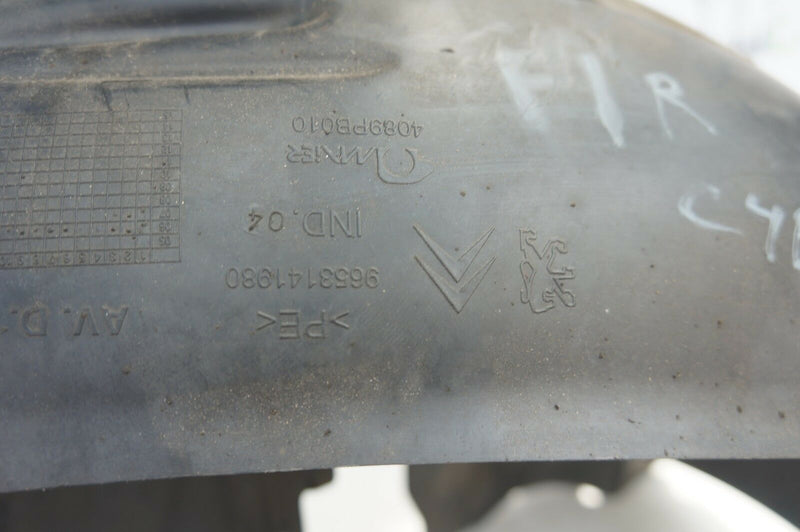 CITROEN C4 GRAND PICASSO 2006-2013 RIGHT SIDE FRONT WHEEL DIRT SHIELD 9653141980