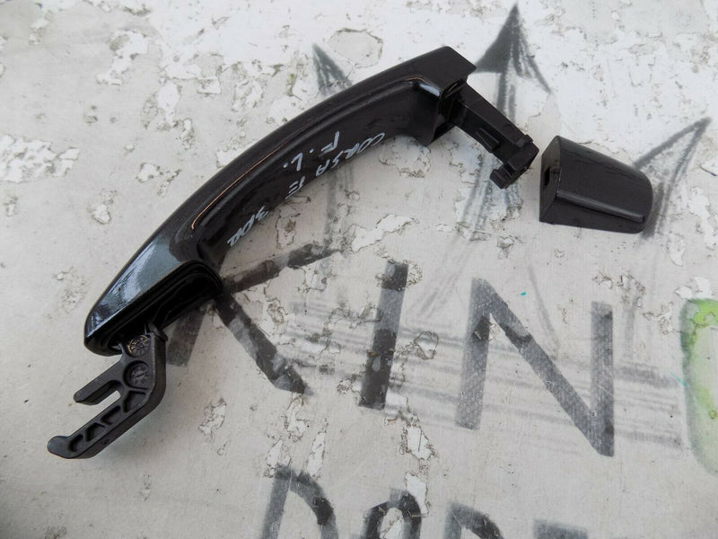 VAUXHALL CORSA E 2014-2019 FRONT LEFT DOOR 3DR EXTERIOR HANDLE IN BLACK