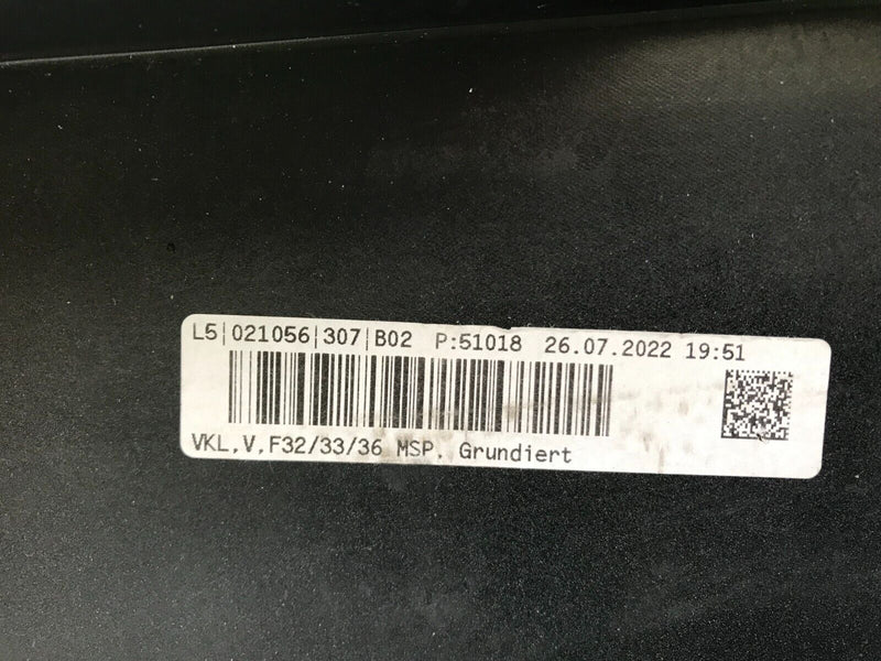 BMW 4 SERIES F32 M-SPORT 2013-2016 FRONT BUMPER PDC GENUINE 5111 8054502