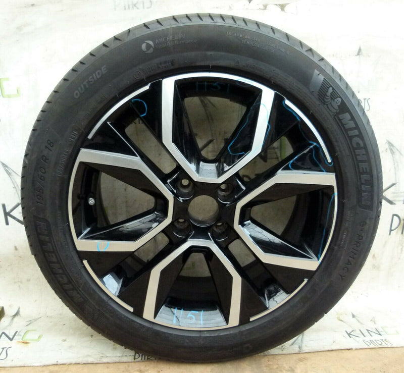 CITROEN C4 E-C4 18" 6,5JX18H2 CH4-26 ALLOY WHEEL 9833485080 TYRE 195/60 R18 1151
