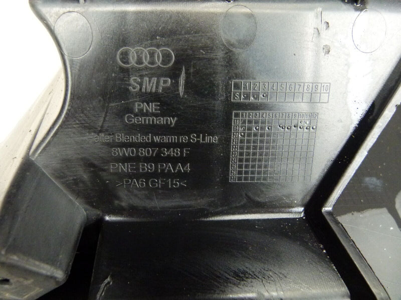 AUDI S4 B9 8W FACELIFT 2018-2019 REAR BUMPER PDC GENUINE 8W0807348