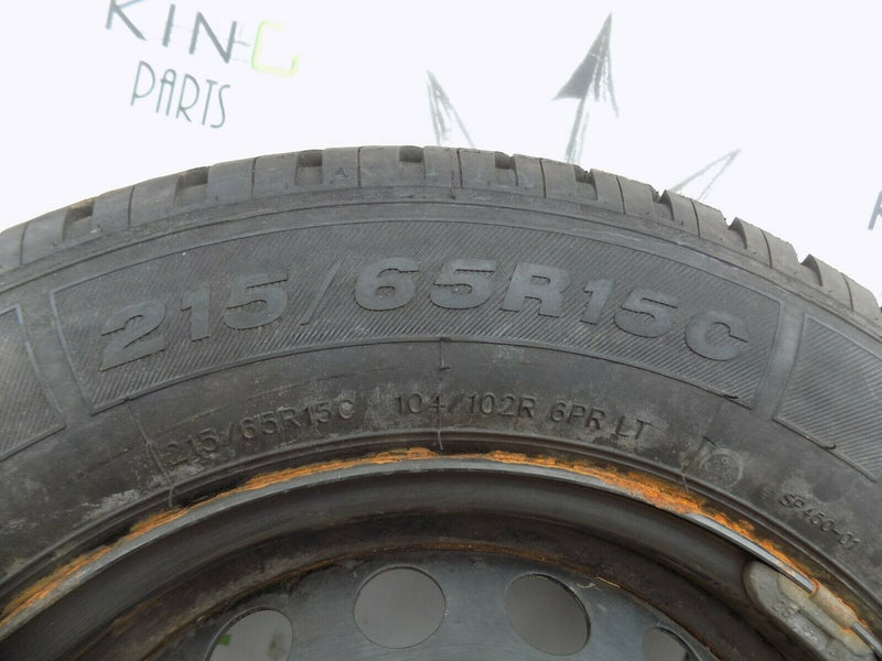 TRANSIT CUSTOM 15'' INCH STEEL RIM WHEEL 6.5Jx15x60 + TYRE 215/65 BK21-1007