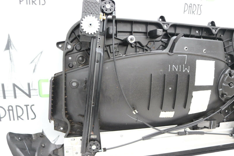 MINI COOPER S R55 R56 R57 07-13 FRONT DOOR LEFT CARD PANEL & WINDOW REGULATOR