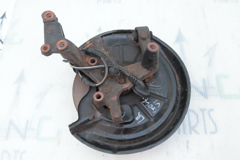 VW GOLF VI MK6 2008-2012 REAR LEFT BEARING HUB BRAKE PLATE AND DISC *3