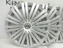 VOLKSWAGEN POLO 2014-2017 GENUINE CAPS 4x WHEEL TRIMS 15' CAP COVERS 6C0601147A