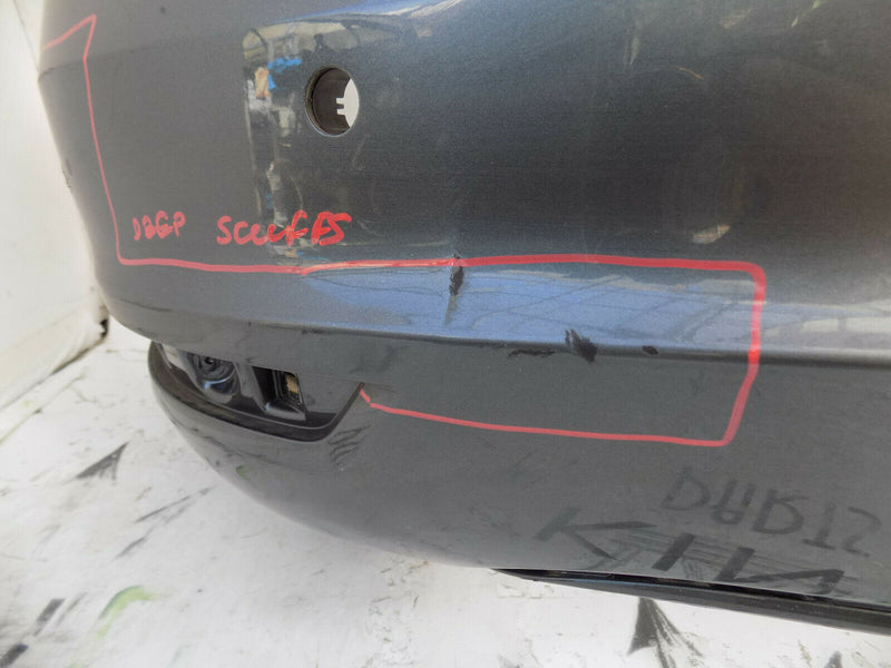 VW SHARAN MK2 7N 2010-2015 GREY REAR BUMPER GENUINE 6x PDC 7N0807421