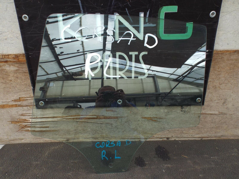 Vauxhall Corsa D 06-14 5 Door Rear Door Window Glass Left Passenger Side N/S