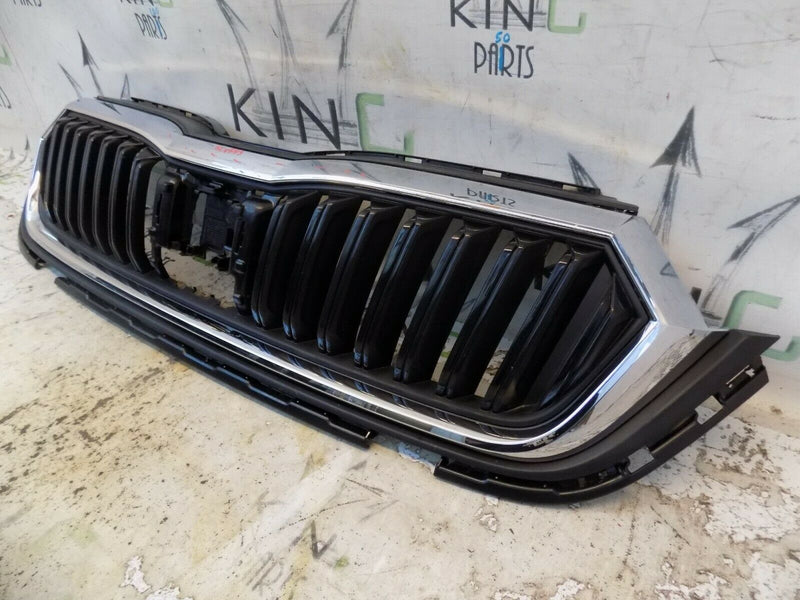 SKODA OCTAVIA 4 MK4 2020-ON FRONT BUMPER GRILL WITH SURROUND TRIM OEM PART