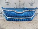 SKODA CITIGO E iV ELECTRIC 2019-UP FRONT BUMPER GRILL GENUINE 1ST853653E BLUE