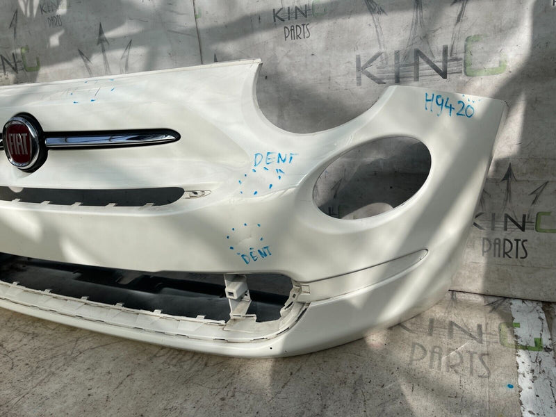 FIAT 500 LOUNGE FACELIFT 2015-23 FRONT BUMPER & TOP BADGE LOGO 735619491
