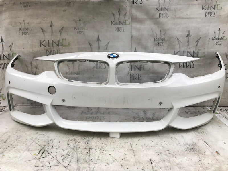 BMW 4 F36 F33 F32 M-SPORT 2013-2016 FRONT BUMPER PDC GENUINE 6274227