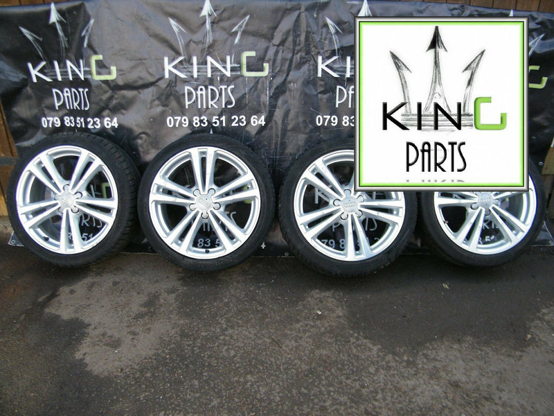 AUDI A3 8v0 2013-ON S LINE GENUINE 4 ALLOY WHEELS 18' DAIMOND CUT 225/40 ZR 18