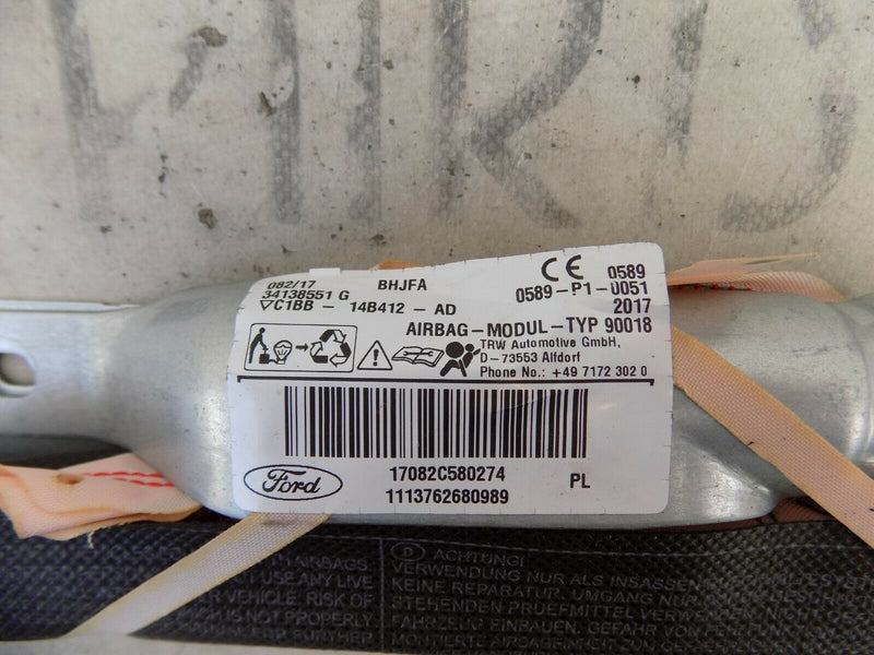FORD FIESTA MK7 ST LEFT N/S PASSENGERS SIDE ROOF CURTAIN AIRBAG C1BB14B412-AD