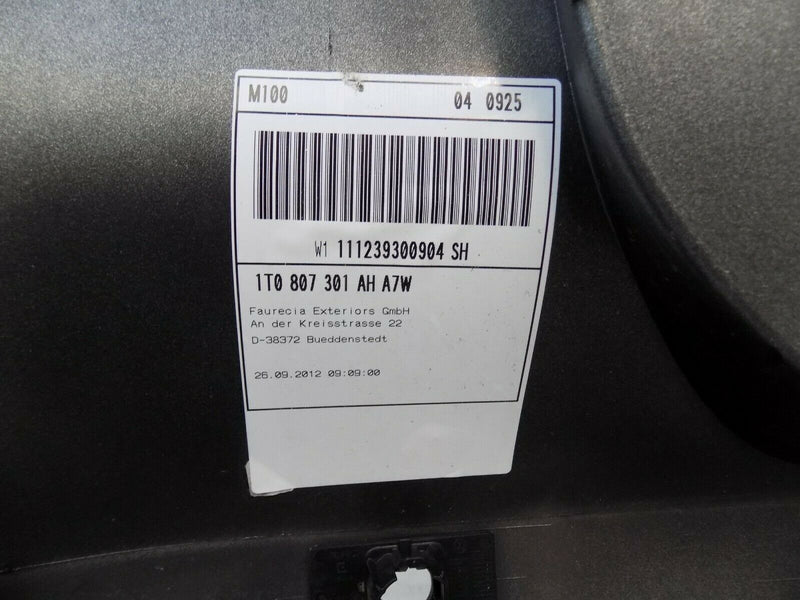 VW TOURAN 1T 2nd FACELIFT 2010-2015 GENUINE REAR BUMPER 6x PDC 1T0807421