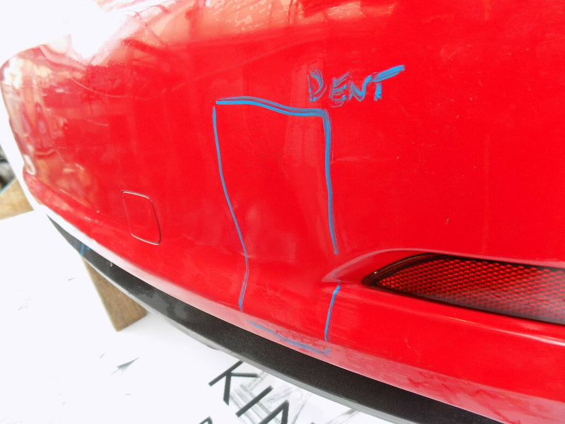 AUDI A3 SE 8V 8V5 2013-2017 SALOON RED REAR BUMPER GENUINE 8V5807511