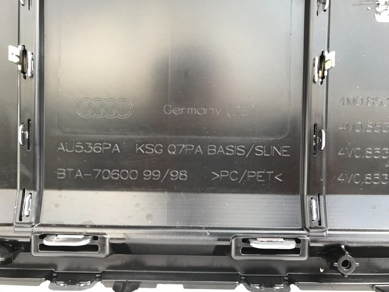 AUDI Q7 4M FACELIFT 2020-2023 FRONT BUMPER GRILL RADIATOR GRILLE 4M0853651