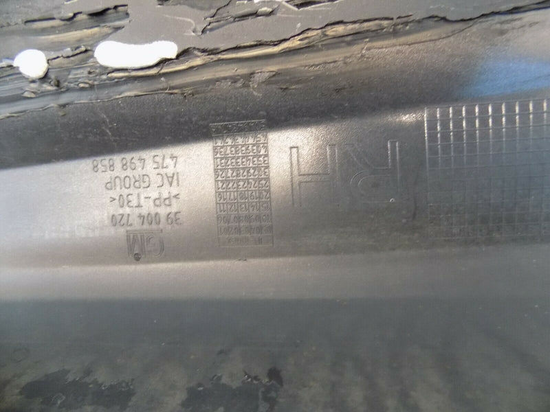 VAUXHALL CORSA E 2014-ON 3DR RIGHT SIDE SKIRT SILL COVER IN GRAY 39004720