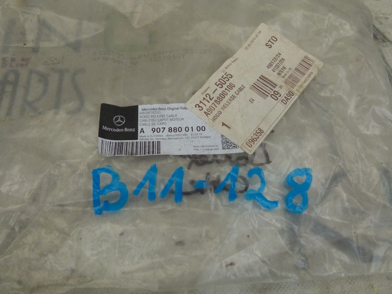MERCEDES SPRINTER W907 2019-ON BONNET RELEASE CABLE GENUINE A9078800100