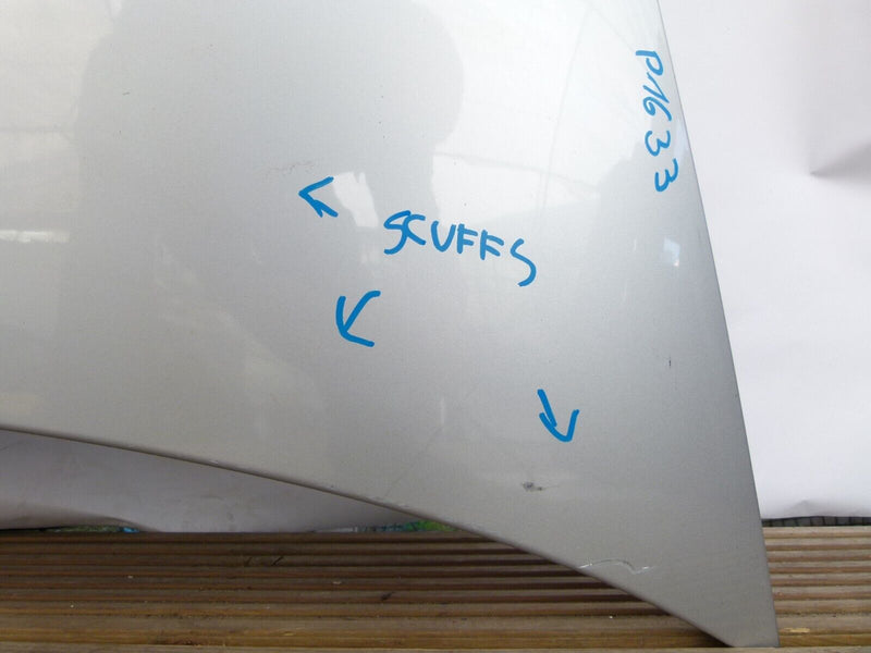 AUDI A6 C6 4F 2004-2011 GENUINE BONNET HOOD PANEL in SILVER